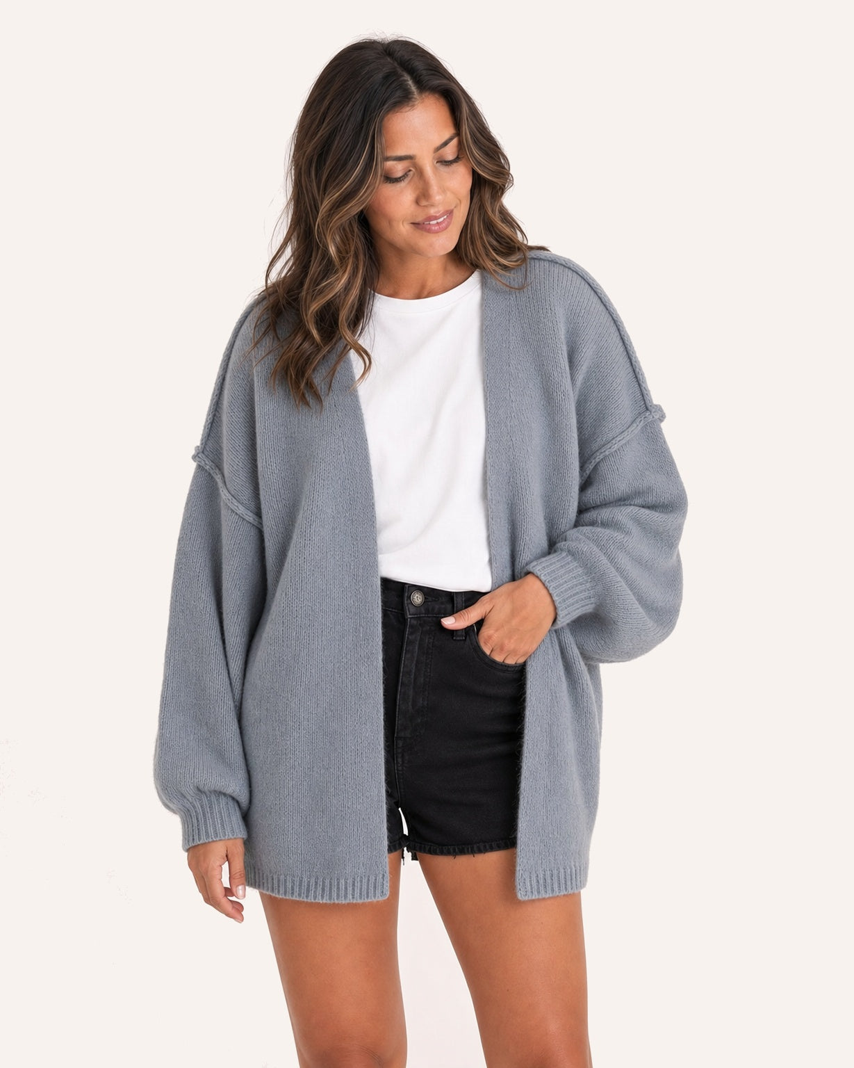 Huggy - The Goes With Everything Oversized Cardigan