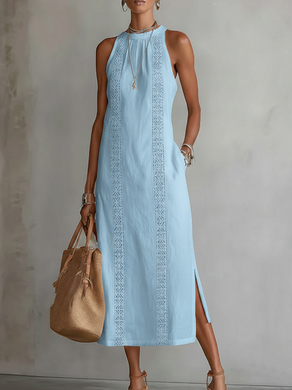 Brena - Breezy Linen Midi Dress