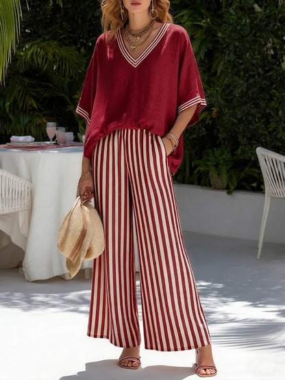 Lorna - Breezy Linen Two-Piece Set