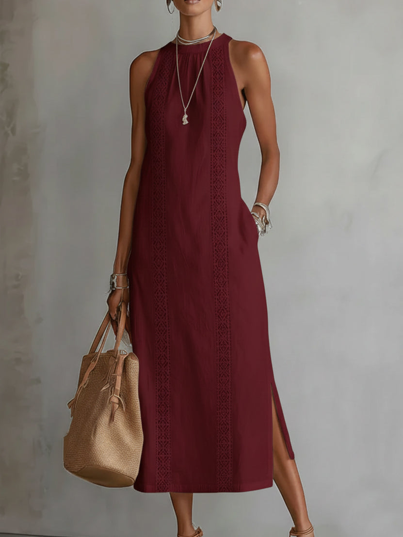 Brena - Breezy Linen Midi Dress
