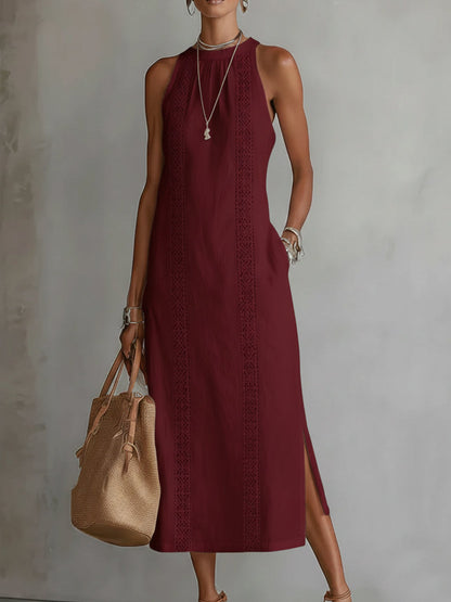 Brena - Breezy Linen Midi Dress