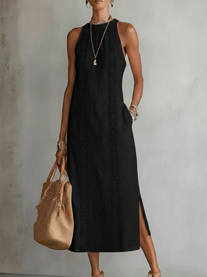 Brena - Breezy Linen Midi Dress