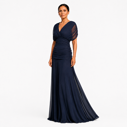 Lileas - Soft-Touch Pleated Evening Dress