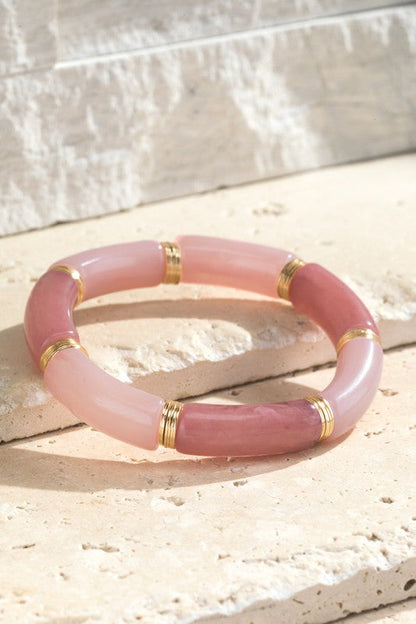 Acetate Bead Bracelet