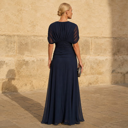 Lileas - Soft-Touch Pleated Evening Dress