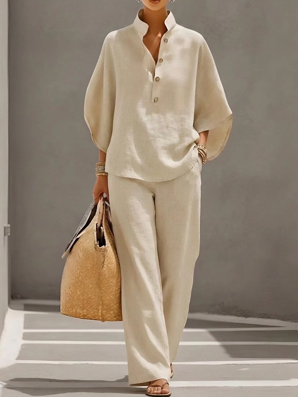 Ralia - Breezy Linen Two-Piece Set