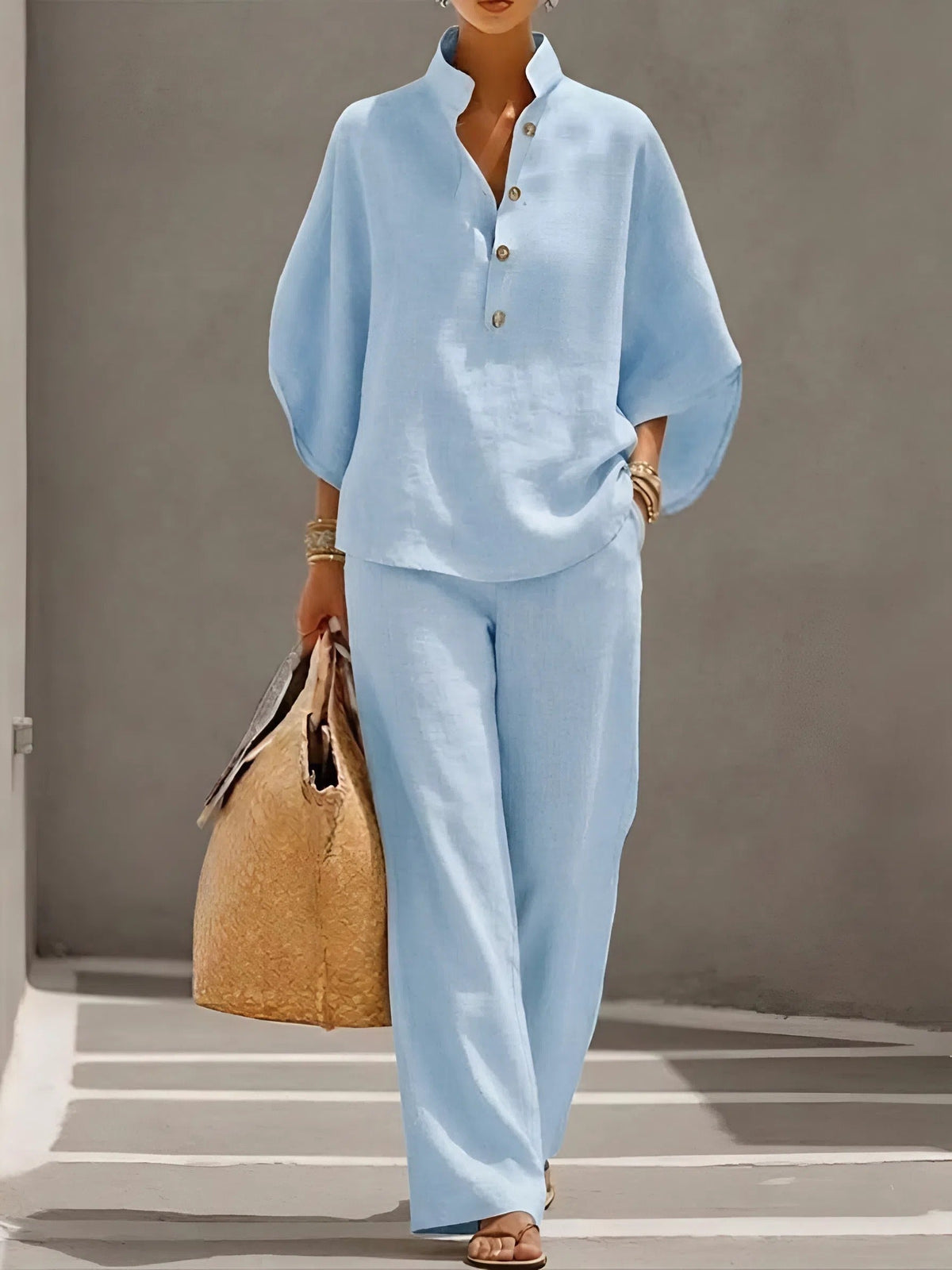 Ralia - Breezy Linen Two-Piece Set