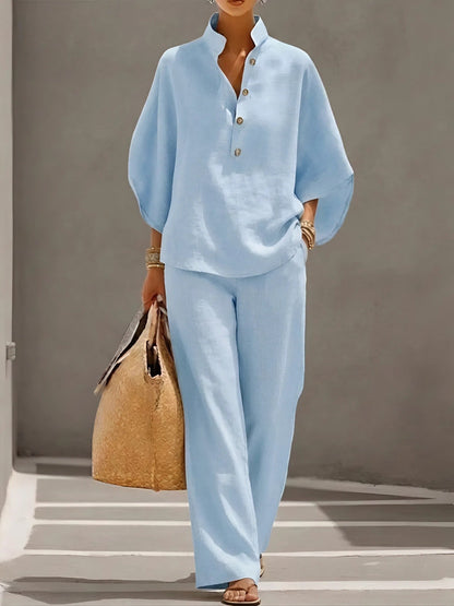 Ralia - Breezy Linen Two-Piece Set