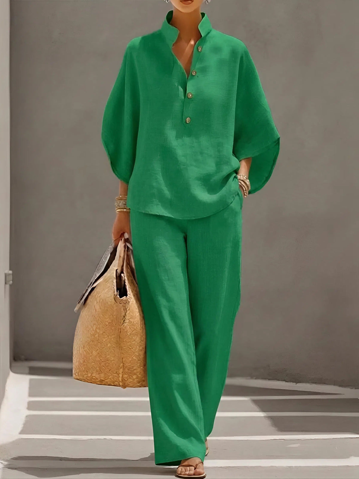 Ralia - Breezy Linen Two-Piece Set