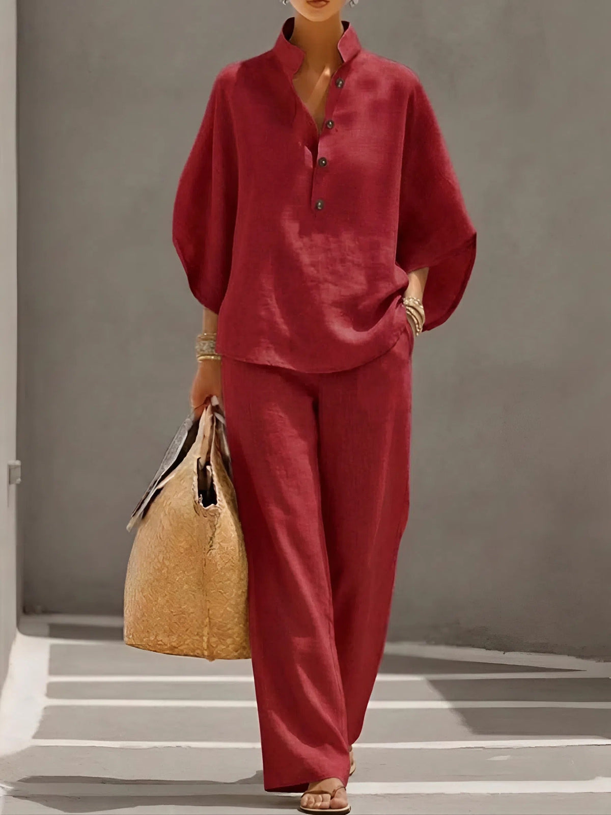 Ralia - Breezy Linen Two-Piece Set