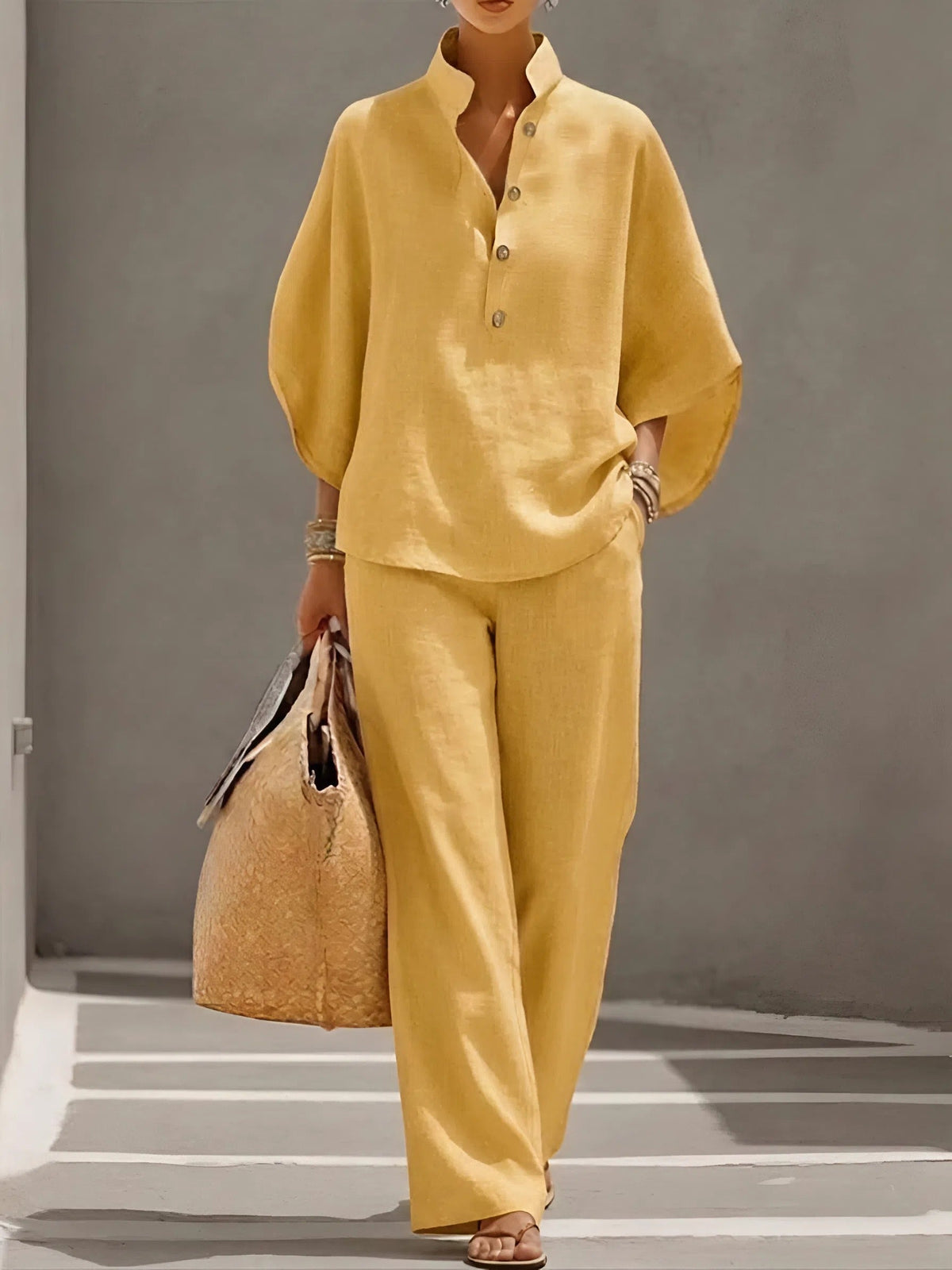 Ralia - Breezy Linen Two-Piece Set