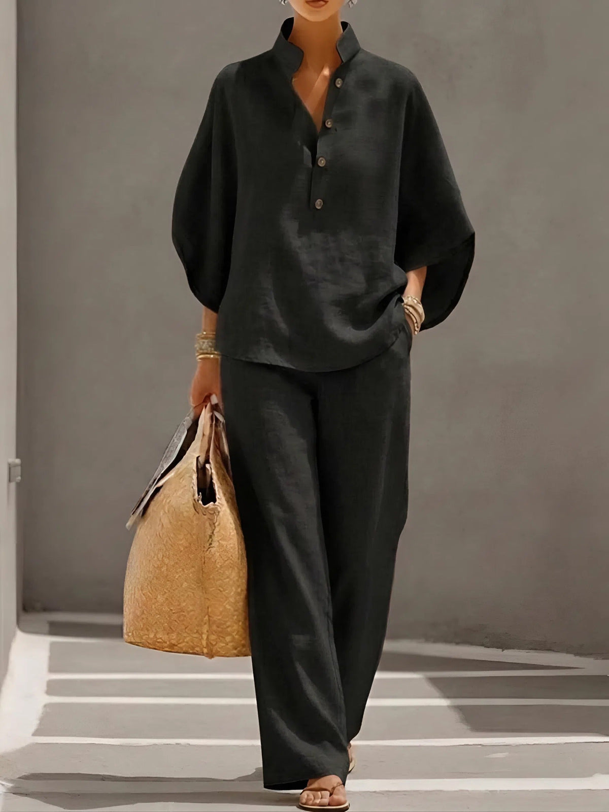 Ralia - Breezy Linen Two-Piece Set