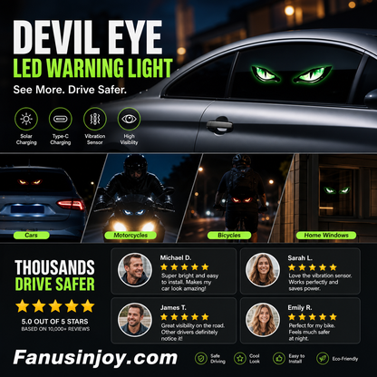 🥳2026 HOT SALE🥳💞50K+ SOLD!🚗🔆 50% OFF! Solar‑Powered Car Warning Light – Auto on with vibration, solar + USB charge. Bright LED, suction mount. Keep safe on roadside day & night! 🛡️✨
