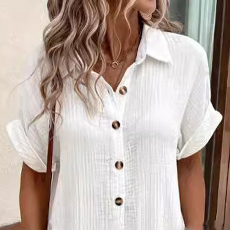 ✨Short Sleeve Shirt Dress - Soft, Pocketed & Effortlessly Stylish💃