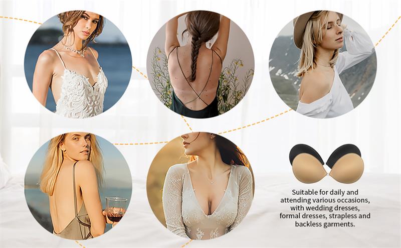 💗LAST DAY - BUY 1 GET 1 FREE💗Adhesive invisible gathering bras