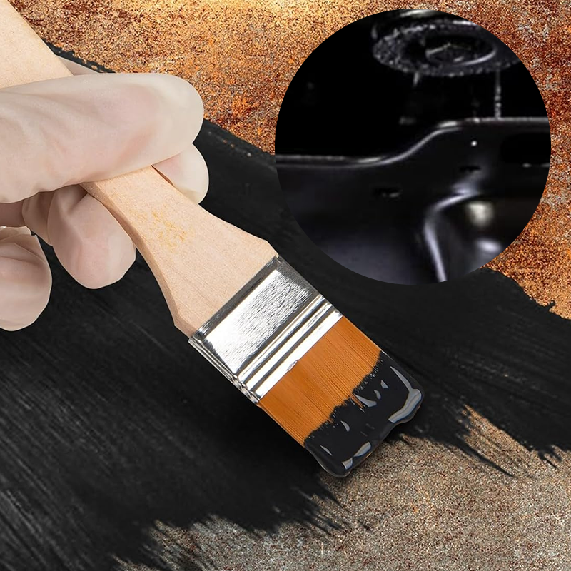 LIMITED TIME 50% OFF⚡Rust Converter Metallic Paint – One coat stops rust, no sanding, no fumes. Dries to a sleek metal finish. Perfect for garden tools & gates. 🔨🛡️