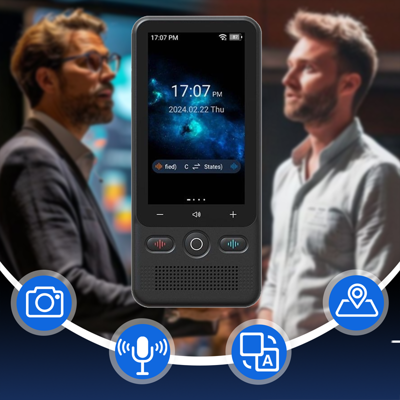 ✈️2026 HOT SALE🗣️50K+ SOLD!🌐Multifunctional Portable Translator – Real-Time 2-Way Voice Translation, Offline Mode & 100+ Languages Supported📱