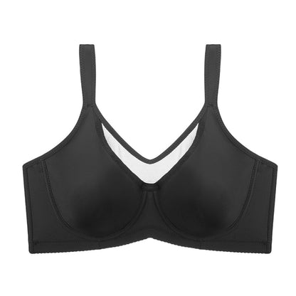 ⏳💐🖤Women's Elegant Sheer Full Coverage Non-padded Plus Size Bra