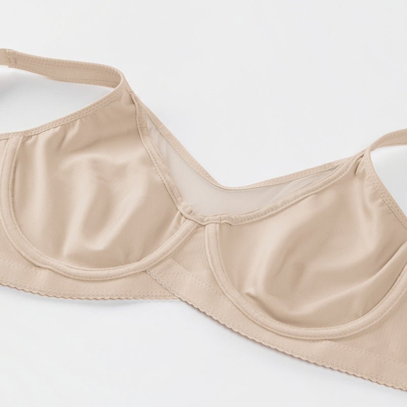 ⏳💐🖤Women's Elegant Sheer Full Coverage Non-padded Plus Size Bra