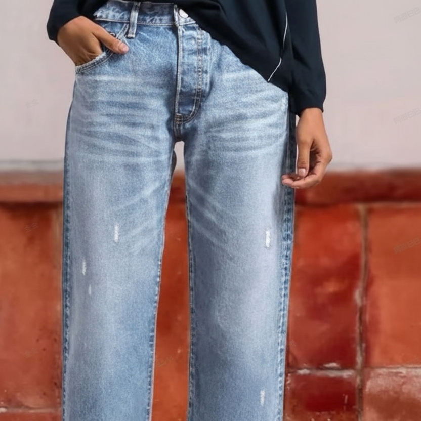 Yarelia - Straight Leg Jeans