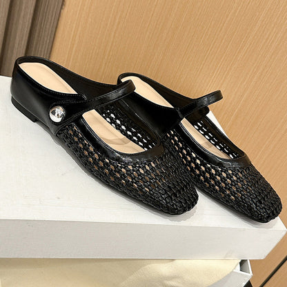 Cerise - Shimmering Mary Jane Shoes