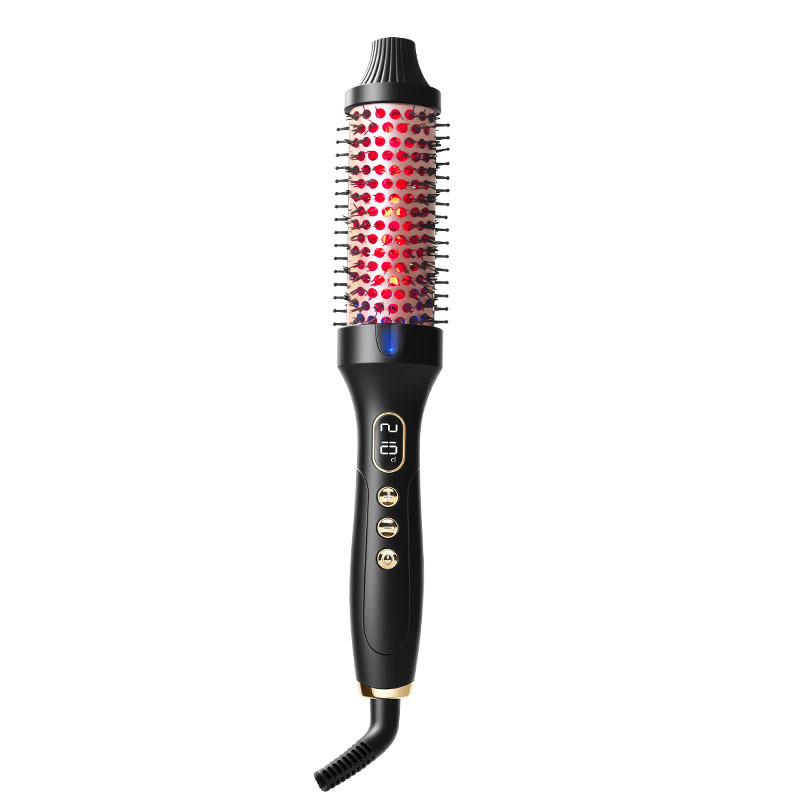 Protective Heated Comb – Gentle Curls Without Damage