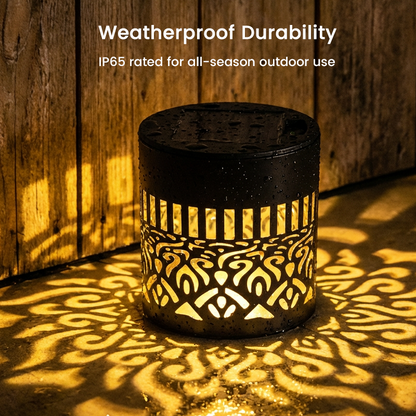 💐 50% OFF! Solar Mandala Light – Bohemian Garden Decor, Enchanting Pattern Projection 🌸🌀 【Limited Time】