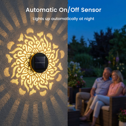 💐 50% OFF! Solar Mandala Light – Bohemian Garden Decor, Enchanting Pattern Projection 🌸🌀 【Limited Time】
