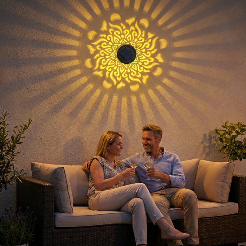 💐 50% OFF! Solar Mandala Light – Bohemian Garden Decor, Enchanting Pattern Projection 🌸🌀 【Limited Time】