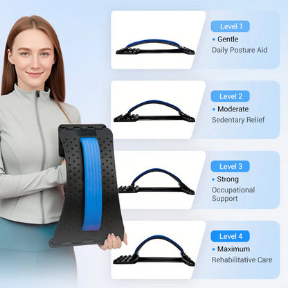 🔥 48% OFF TODAY! 🧘‍♂️Magnetic Lumbar Stretcher – Acupressure Massage, Portable Design & Relieves Back Pain ✨