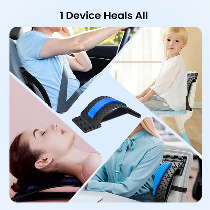 🔥 48% OFF TODAY! 🧘‍♂️Magnetic Lumbar Stretcher – Acupressure Massage, Portable Design & Relieves Back Pain ✨