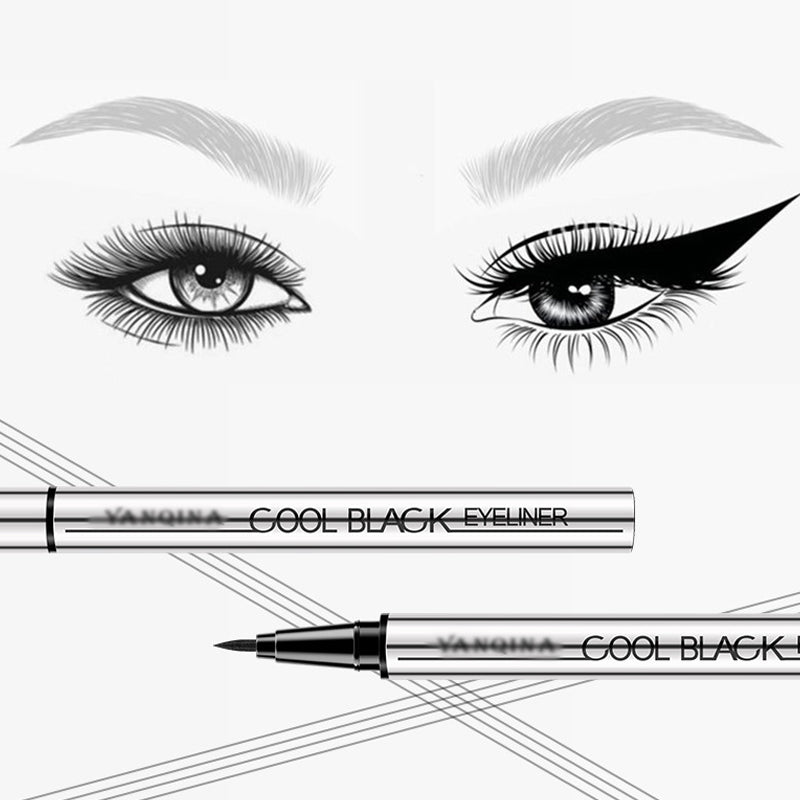 💕 🎉Waterproof Smudge-Proof Eyeliner – 24HR Intense Black Precision! ✨