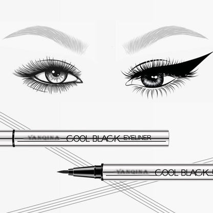 💕 🎉Waterproof Smudge-Proof Eyeliner – 24HR Intense Black Precision! ✨
