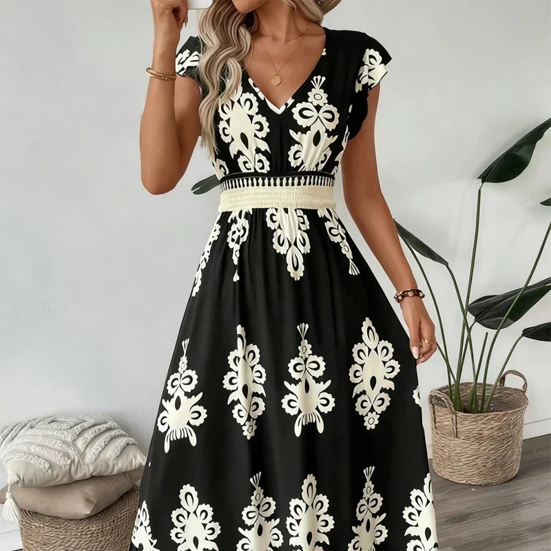 Osyrel - Printed Midi Dress