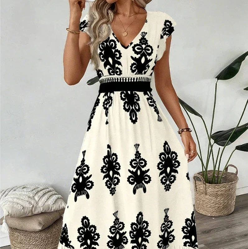 Osyrel - Printed Midi Dress