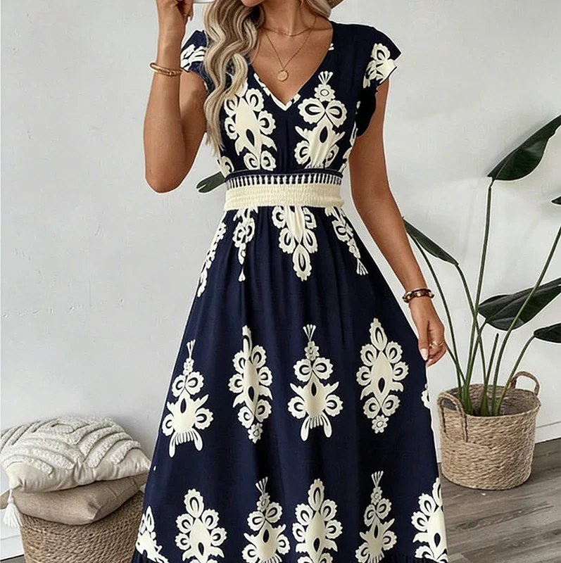 Osyrel - Printed Midi Dress
