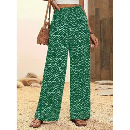 👖 50% OFF NOW! ✨ Women's Smocked High Waist Wide Leg Pants – Flattering Fit, Breathable Fabric & Effortless Style 🌸