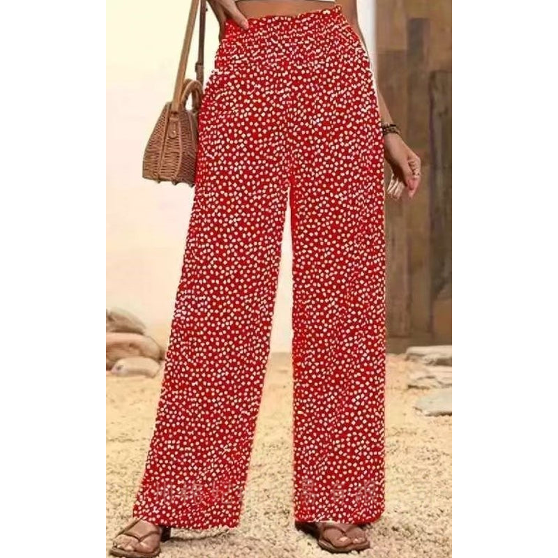 👖 50% OFF NOW! ✨ Women's Smocked High Waist Wide Leg Pants – Flattering Fit, Breathable Fabric & Effortless Style 🌸