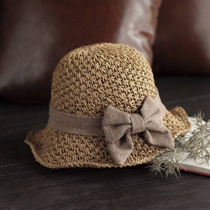 Coralie - Handcrafted Bow Sun Hat