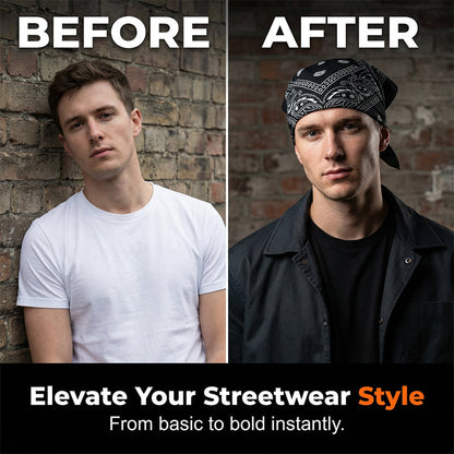 ⏳🔥LIMITED-TIME 50% OFF! 🏍️ Classic Biker & Sports Headwrap – Stylish & Comfortable for Every Ride ✨