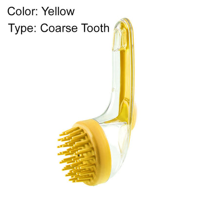 🛁🐾 Pet Bath Brush with Soap Dispenser – Long Handle, No Bending, Soft & Efficient, Easy Bath at Home 🧼✨