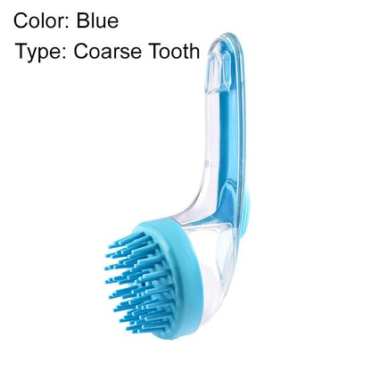 🛁🐾 Pet Bath Brush with Soap Dispenser – Long Handle, No Bending, Soft & Efficient, Easy Bath at Home 🧼✨