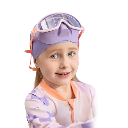 🏊 SUMMER SALE! 🌊 Kids Anti-Choke Swim Goggles with Nose Cover 🐬 Anti-Fog, Leak-Proof & Comfortable Fit