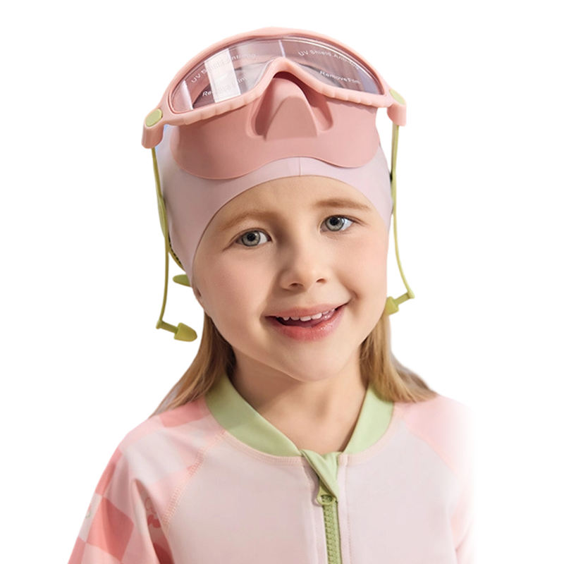 🏊 SUMMER SALE! 🌊 Kids Anti-Choke Swim Goggles with Nose Cover 🐬 Anti-Fog, Leak-Proof & Comfortable Fit