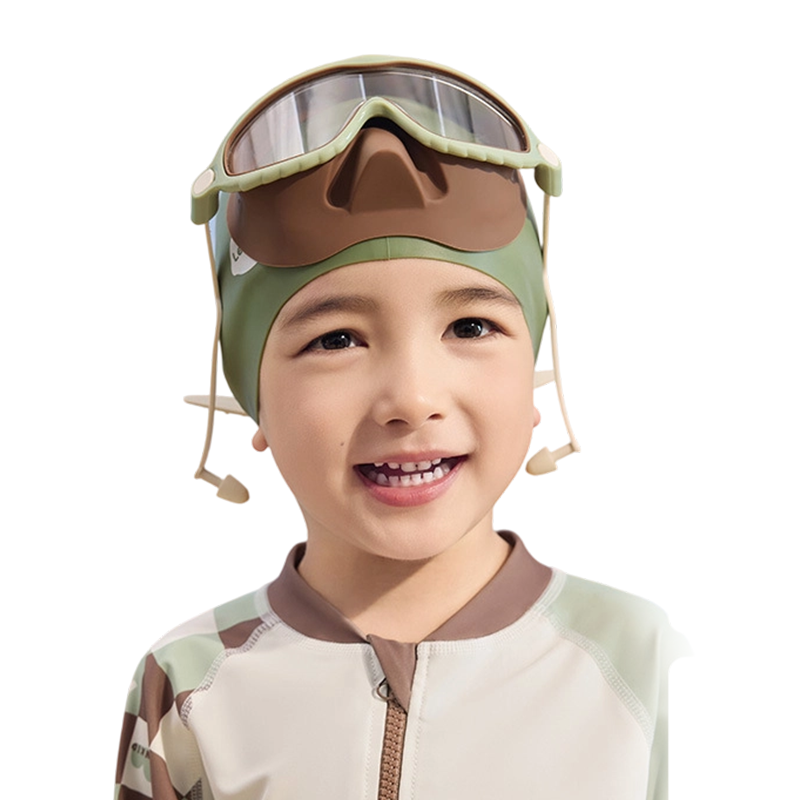 🏊 SUMMER SALE! 🌊 Kids Anti-Choke Swim Goggles with Nose Cover 🐬 Anti-Fog, Leak-Proof & Comfortable Fit