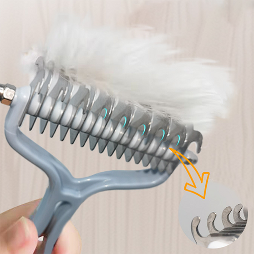 2-in-1 Pet Dematting & Deshedding Comb