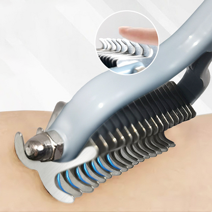 2-in-1 Pet Dematting & Deshedding Comb