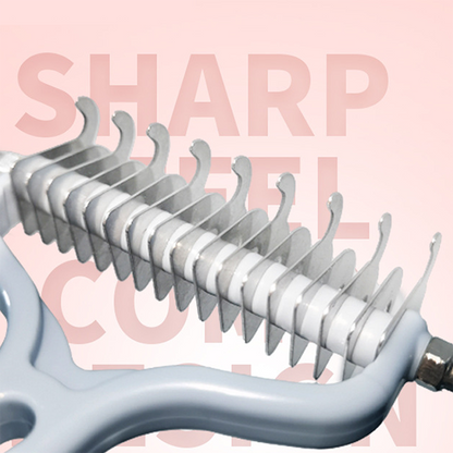 2-in-1 Pet Dematting & Deshedding Comb