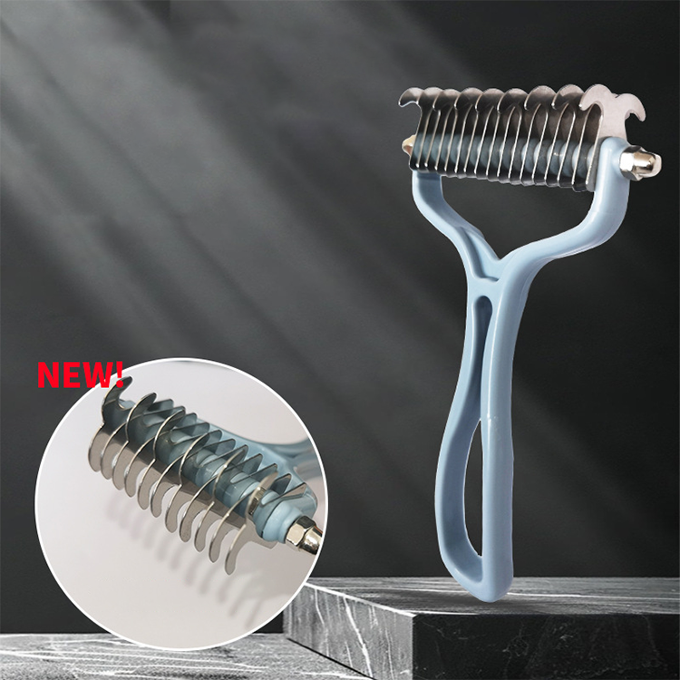 2-in-1 Pet Dematting & Deshedding Comb
