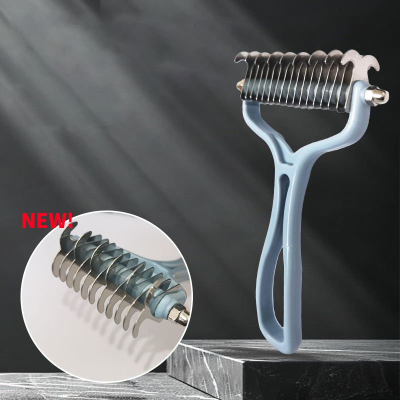 2-in-1 Pet Dematting & Deshedding Comb